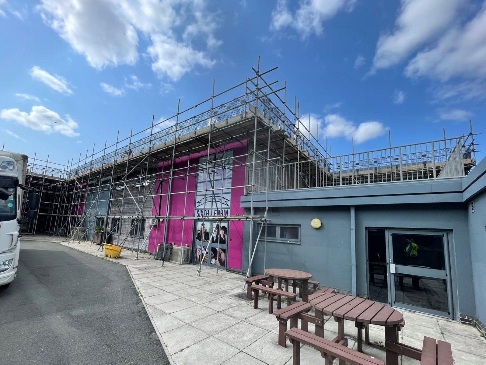 School College Scaffolding Isle of Wight