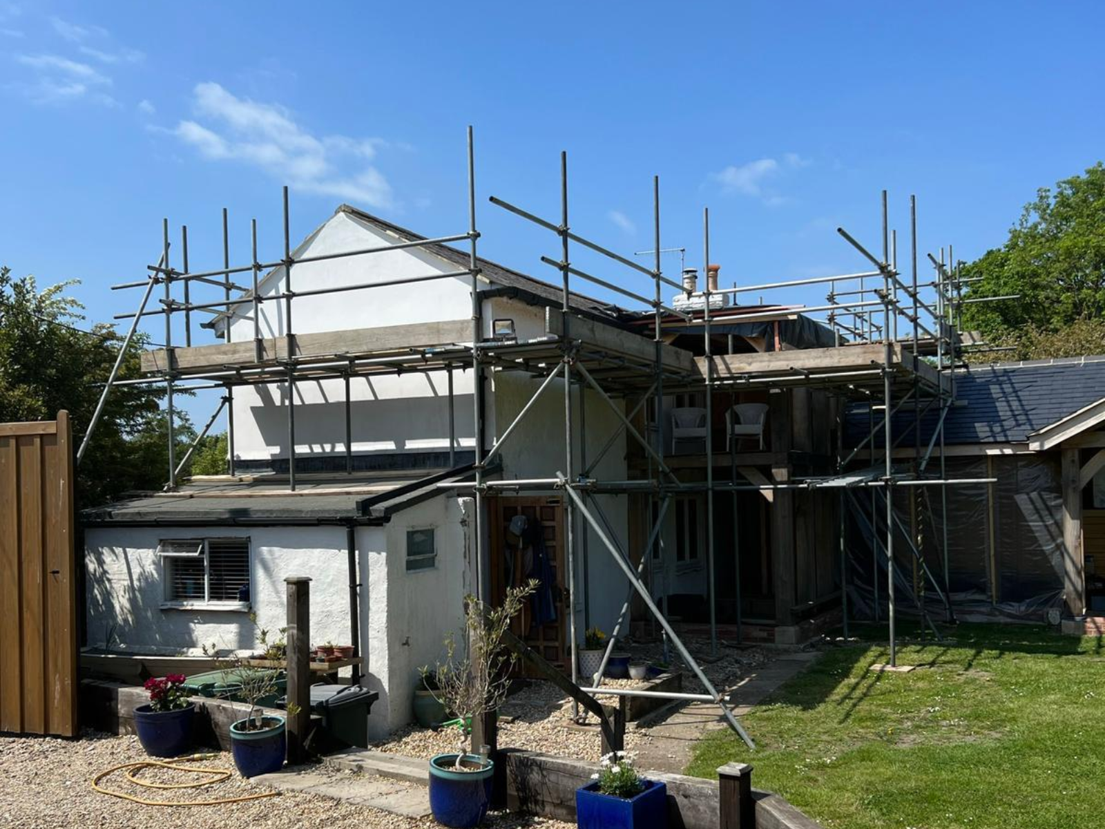 Extension Scaffolding Domestic THF Scaffolding Isle of Wight UK