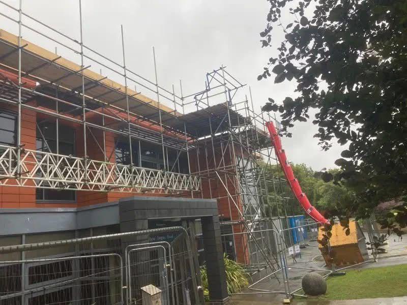Temporary Roof Scaffolding with THF Isle of Wight